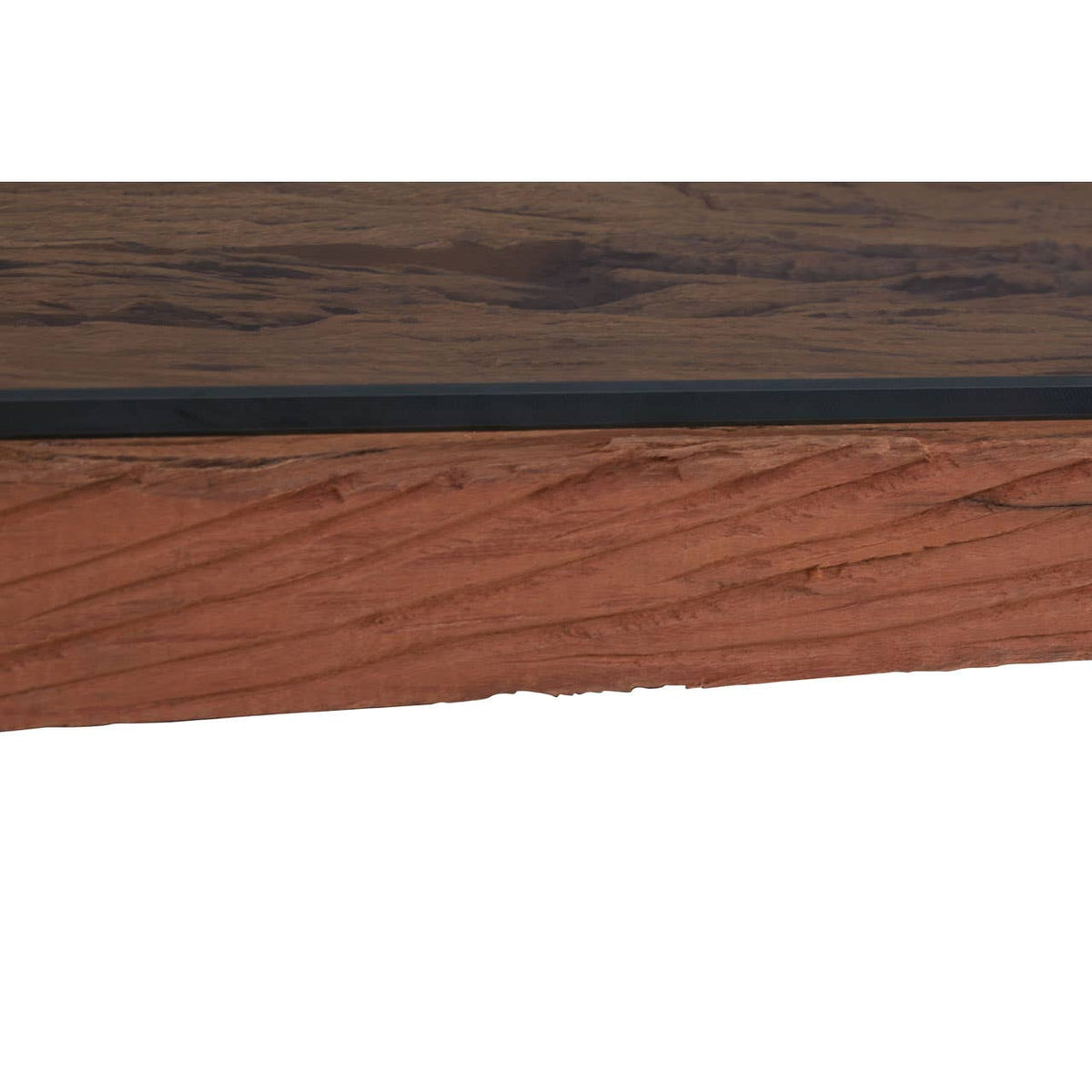 Kindo Natural Dining Table With Cross Base.