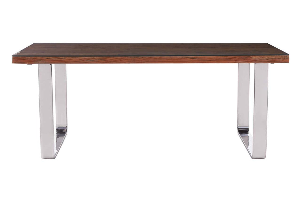 Kindo Natural U Shaped Base Dining Table.
