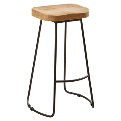 Noosa & Co. Dining Lyon Grey Oak Bar Stool House of Isabella UK