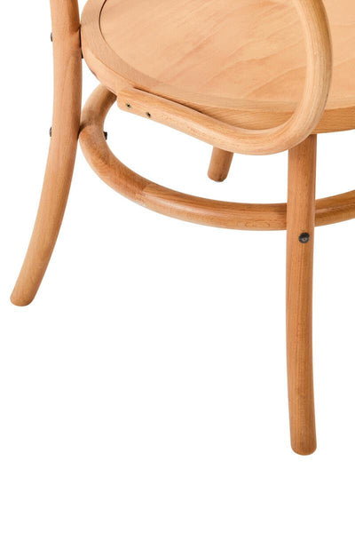 Noosa & Co. Dining Lyon Natural Beech Wood Dining Chair House of Isabella UK