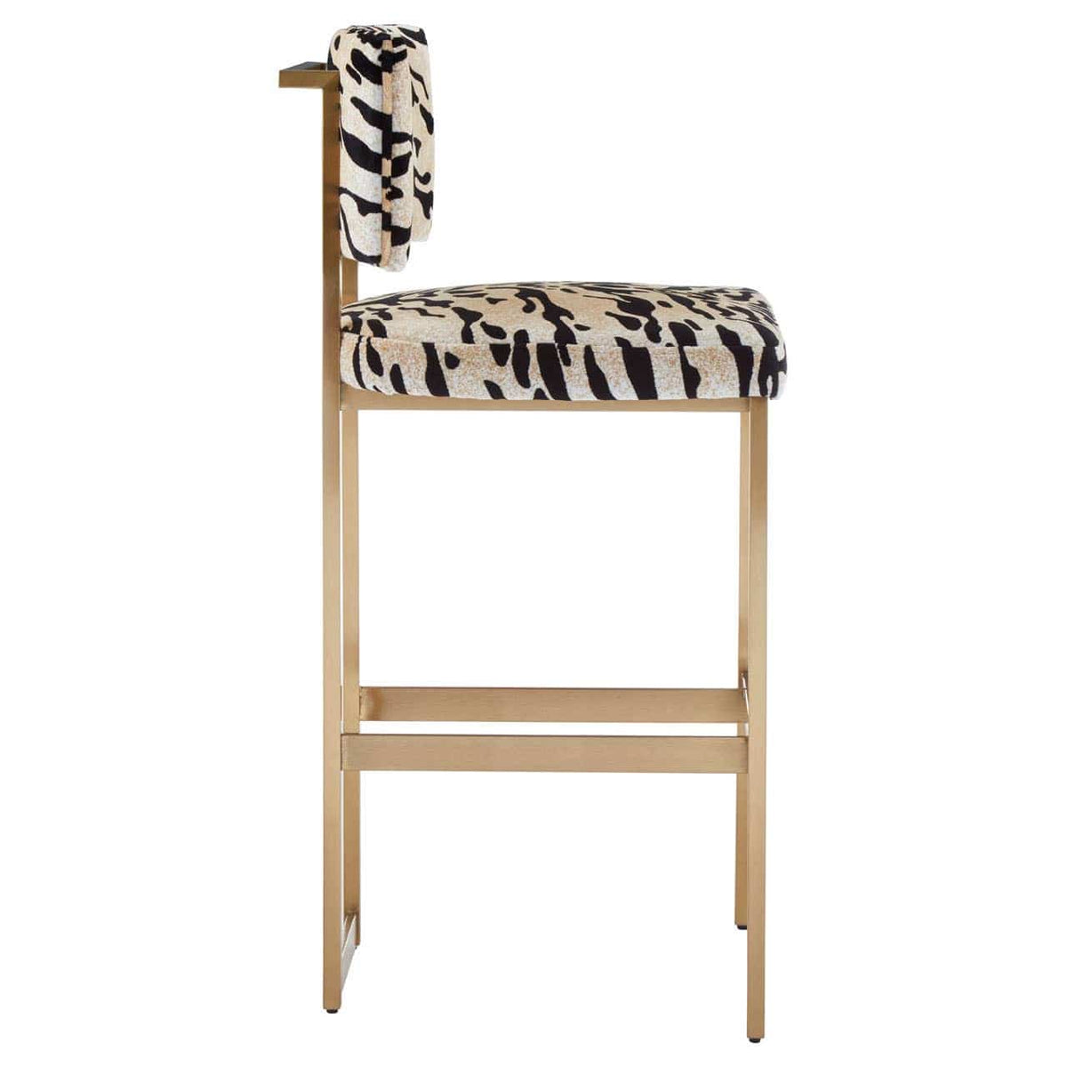 Manhattan Tiger Print Bar Stool.