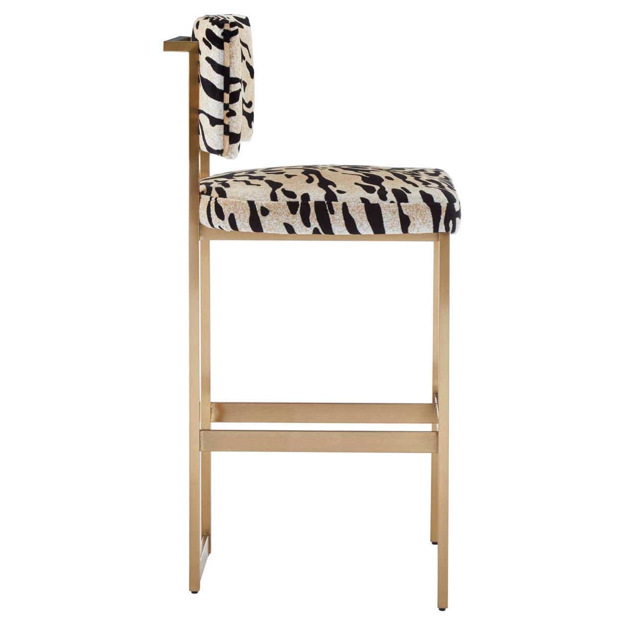 Noosa & Co. Dining Manhattan Tiger Print Bar Stool House of Isabella UK