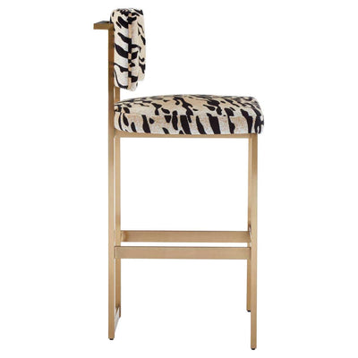 Noosa & Co. Dining Manhattan Tiger Print Bar Stool House of Isabella UK