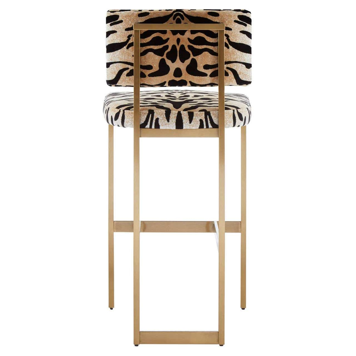 Manhattan Tiger Print Bar Stool.