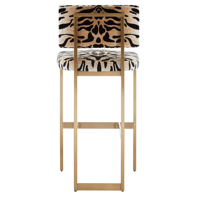 Noosa & Co. Dining Manhattan Tiger Print Bar Stool House of Isabella UK