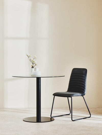 Noosa & Co. Dining Metropolitan Round Matt Black Dining Table House of Isabella UK