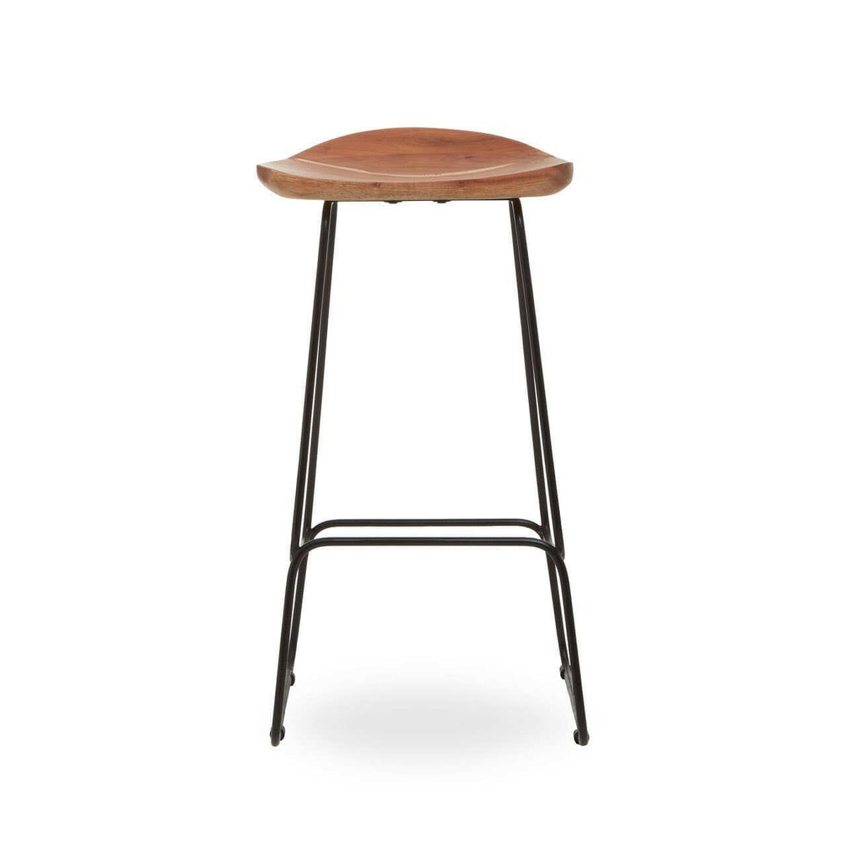 Nandri Black Frame Bar Stool.