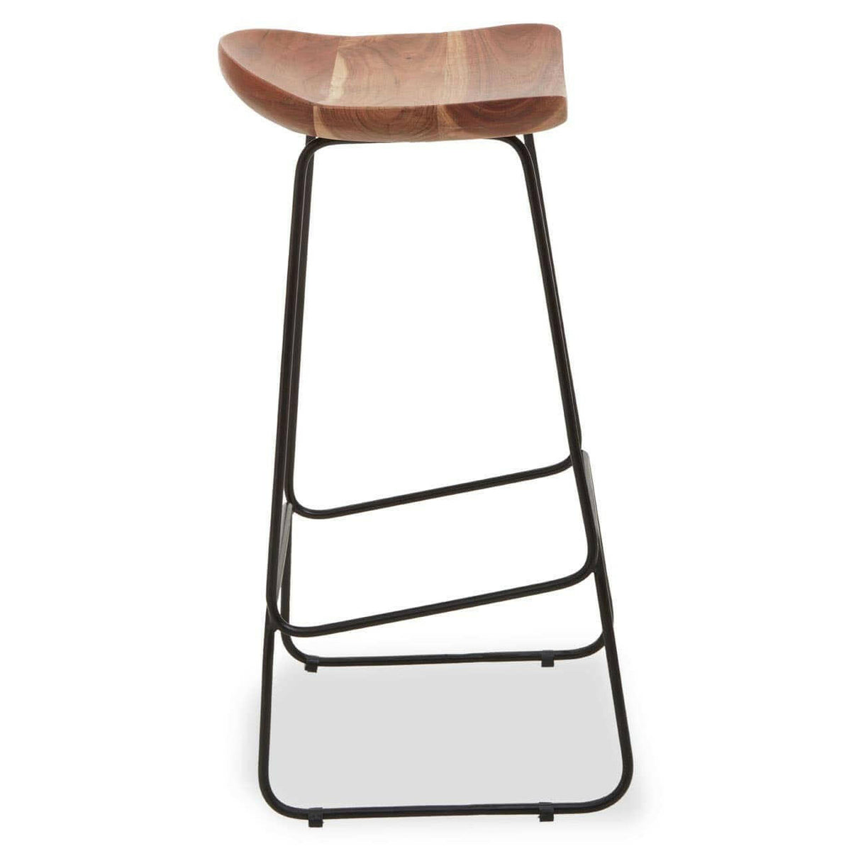 Nandri Black Frame Bar Stool.