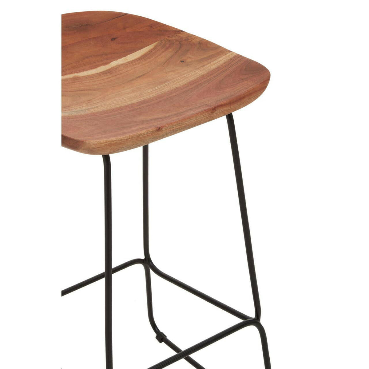 Nandri Black Frame Bar Stool.
