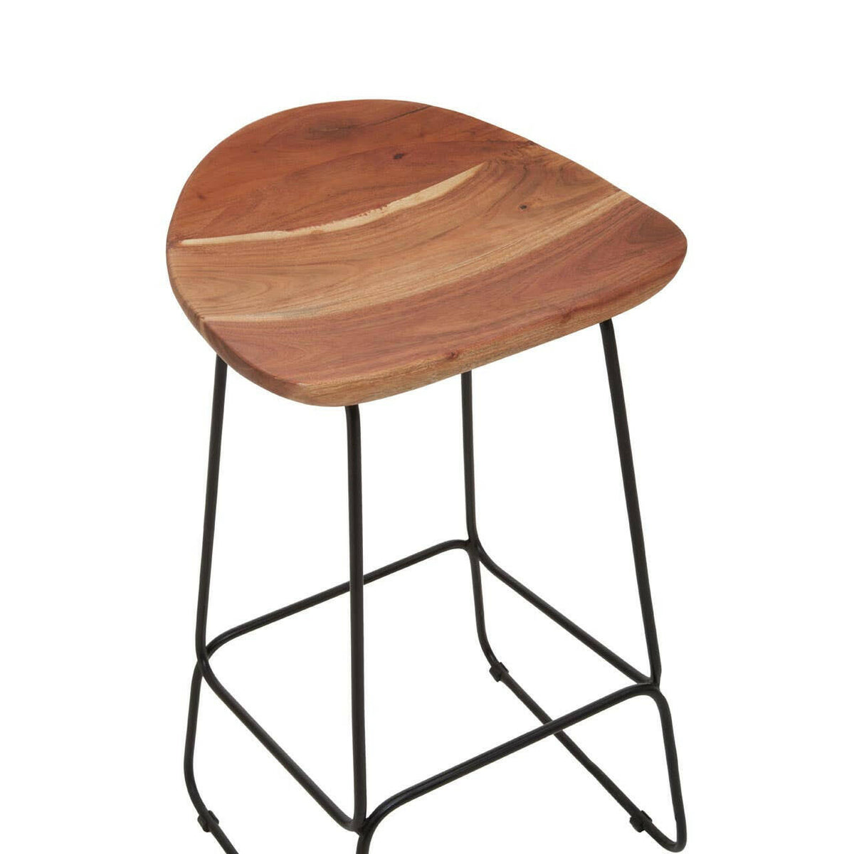 Nandri Black Frame Bar Stool.