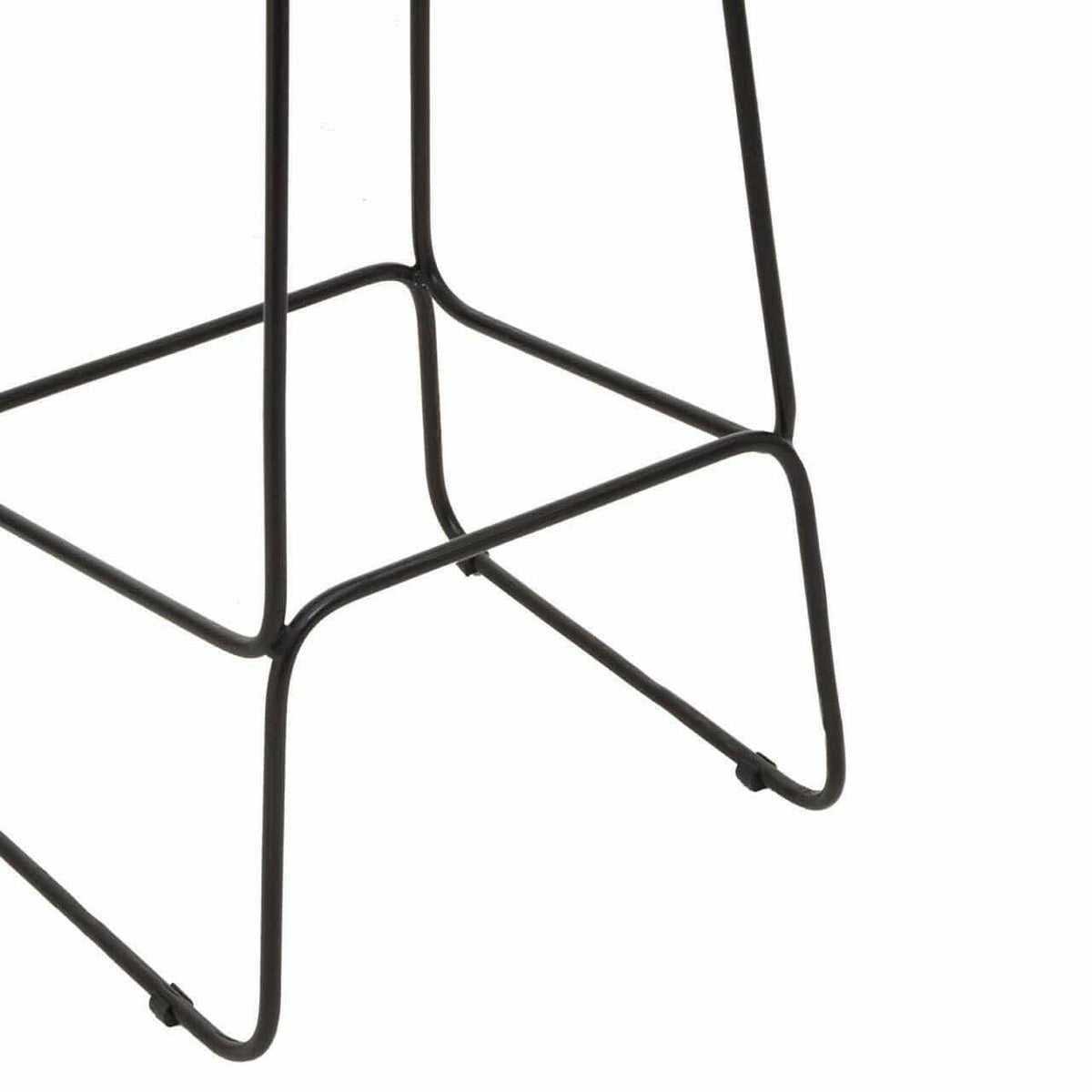 Nandri Black Frame Bar Stool.