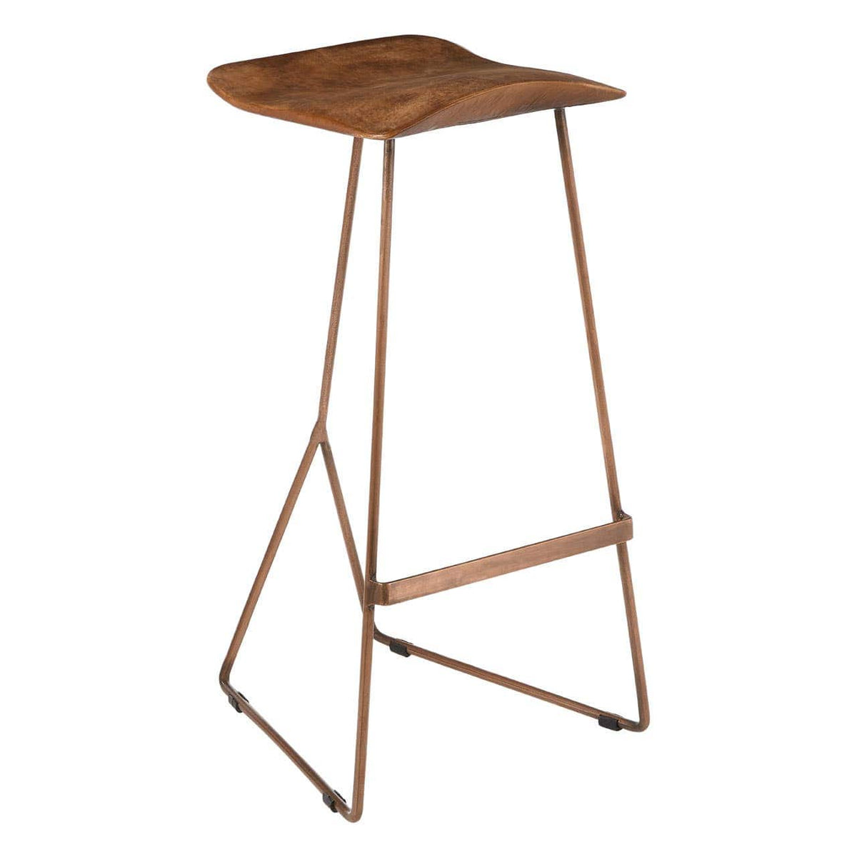 Nandri Leather Bar Stool.