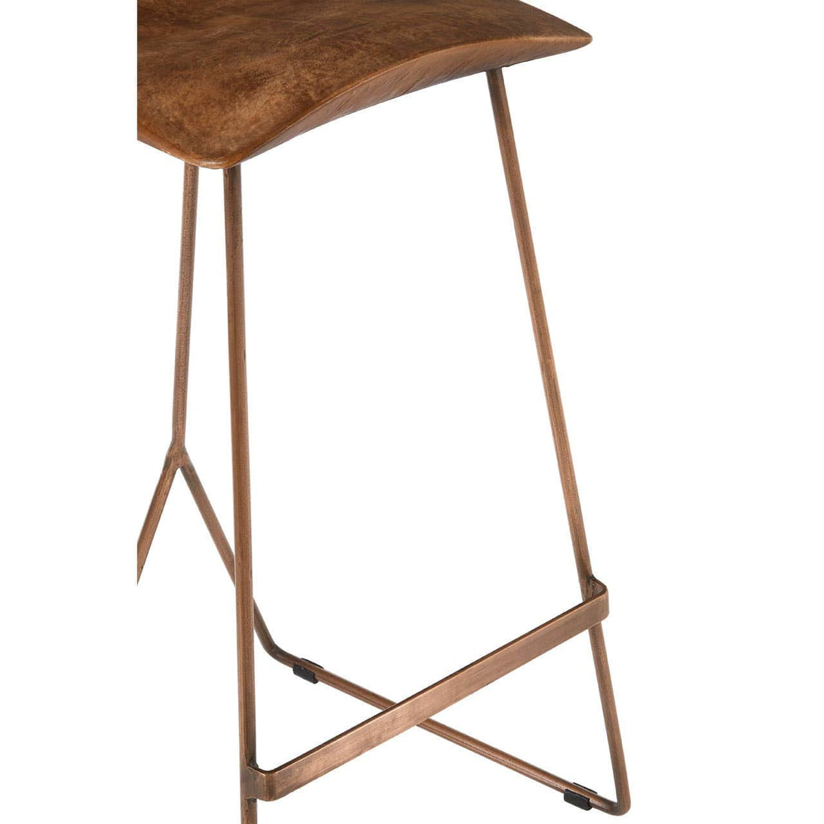 Nandri Leather Bar Stool.