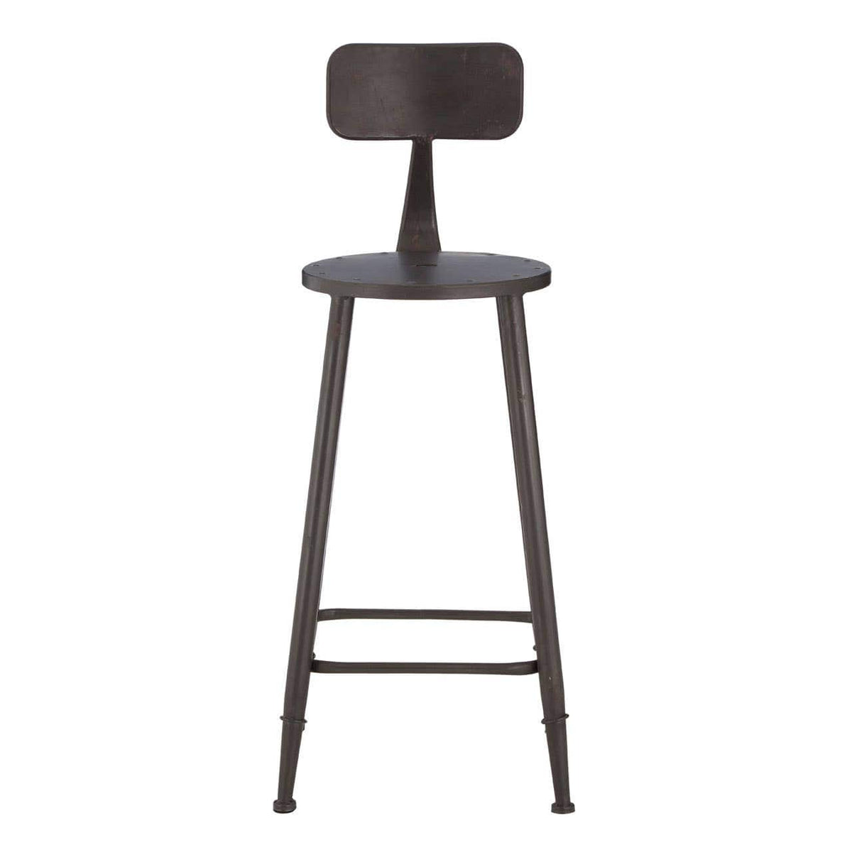 New Foundry Bar Chair With Curved Backrest.