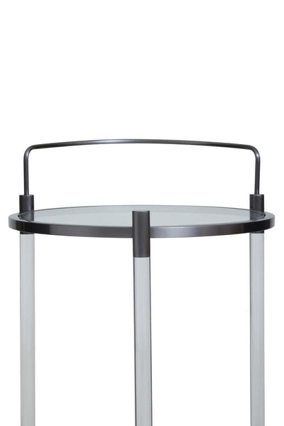 Noosa & Co. Dining Oria Round Drinks Trolley With Acrylic Supports House of Isabella UK