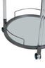 Oria Round Drinks Trolley With Acrylic Supports.
