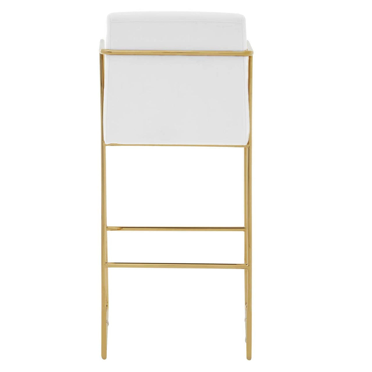 Piermount Mink Velvet & Gold Bar Stool.