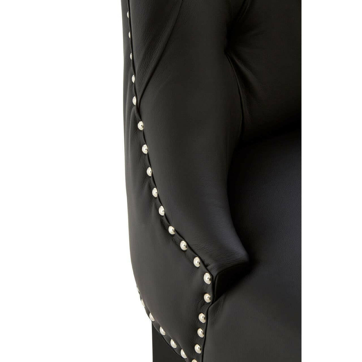 Regents Park Black Faux Leather Bar Chair.