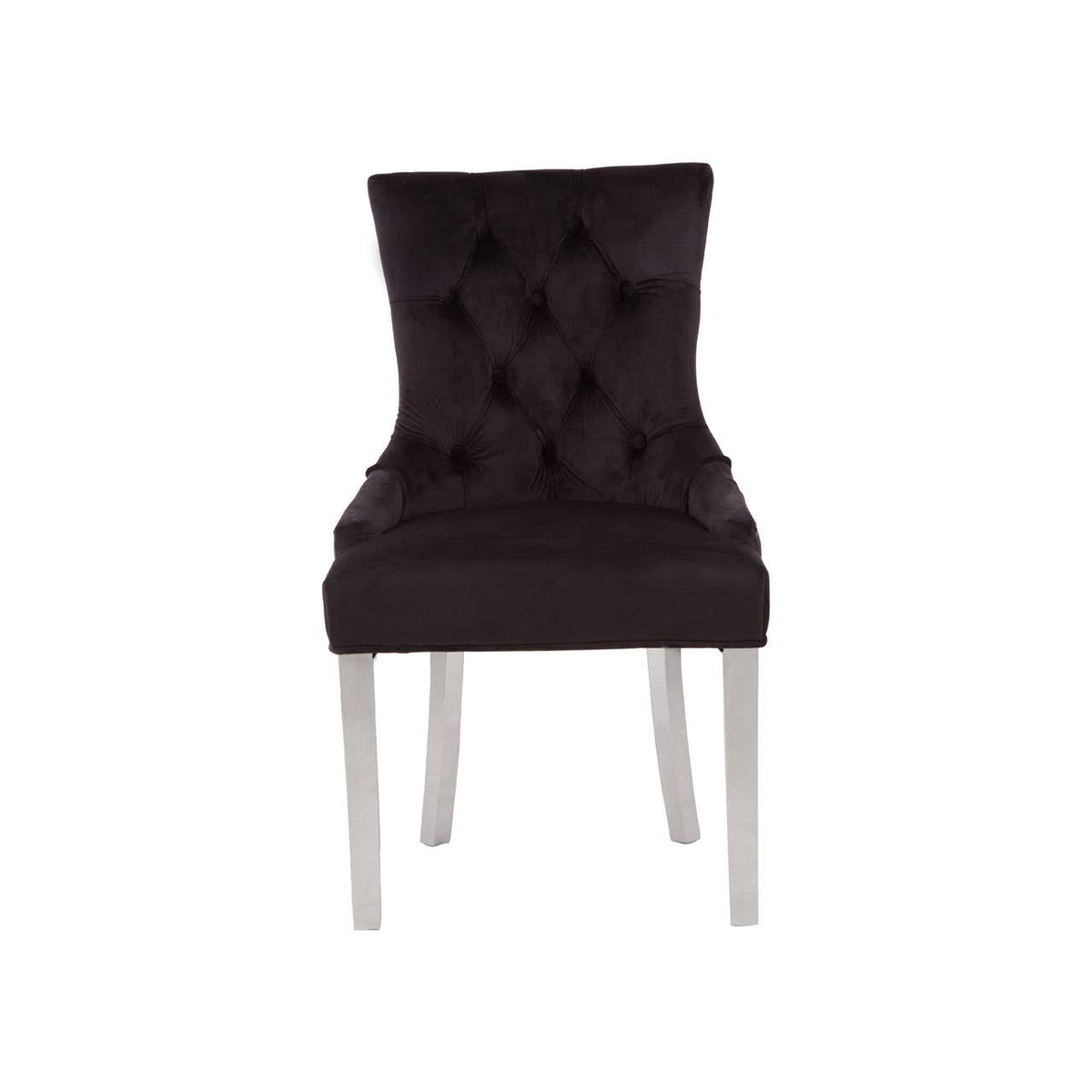 Richmond Black Velvet Dining Chair.