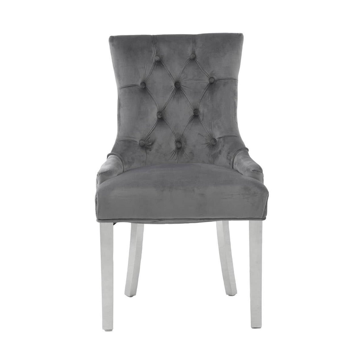 Richmond Grey Velvet Dining Chair.