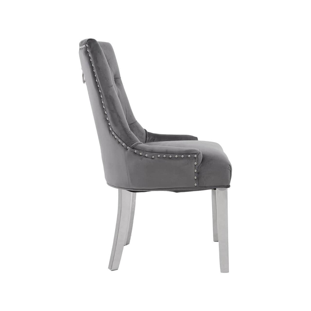 Richmond Grey Velvet Dining Chair.