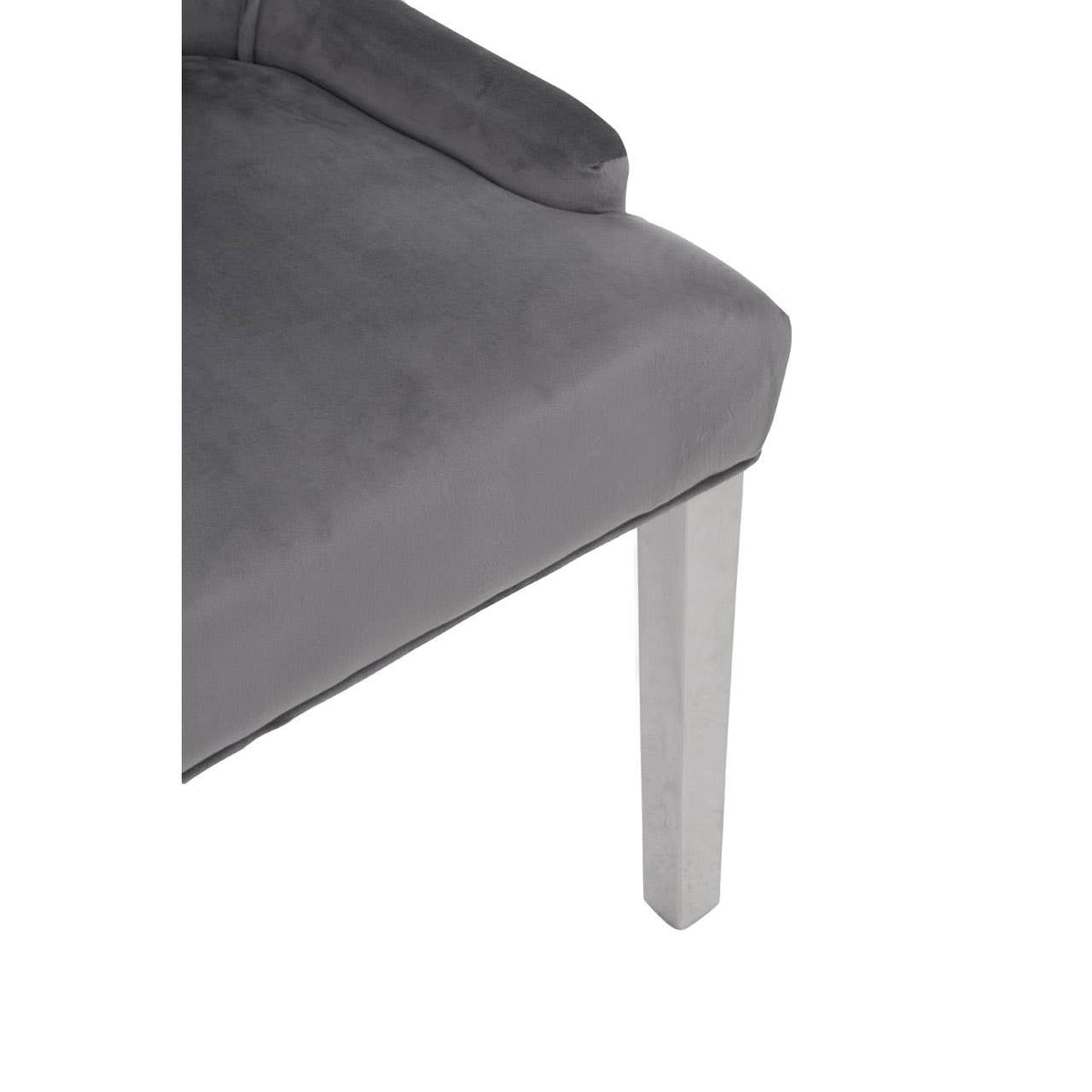 Richmond Grey Velvet Dining Chair.