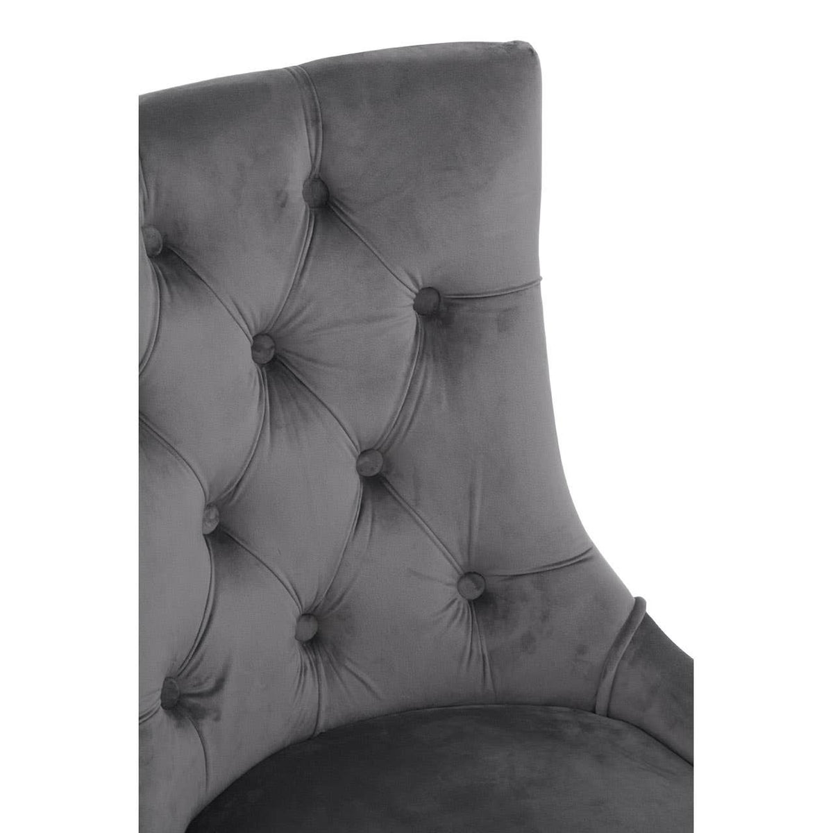 Richmond Grey Velvet Dining Chair.