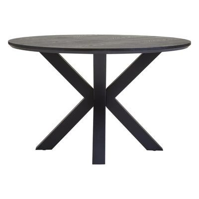 Noosa & Co. Dining Salford Dining Table With Black Metal Legs House of Isabella UK