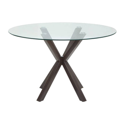 Noosa & Co. Dining Salford Dining Table With Black Wood Effect Metal Legs House of Isabella UK