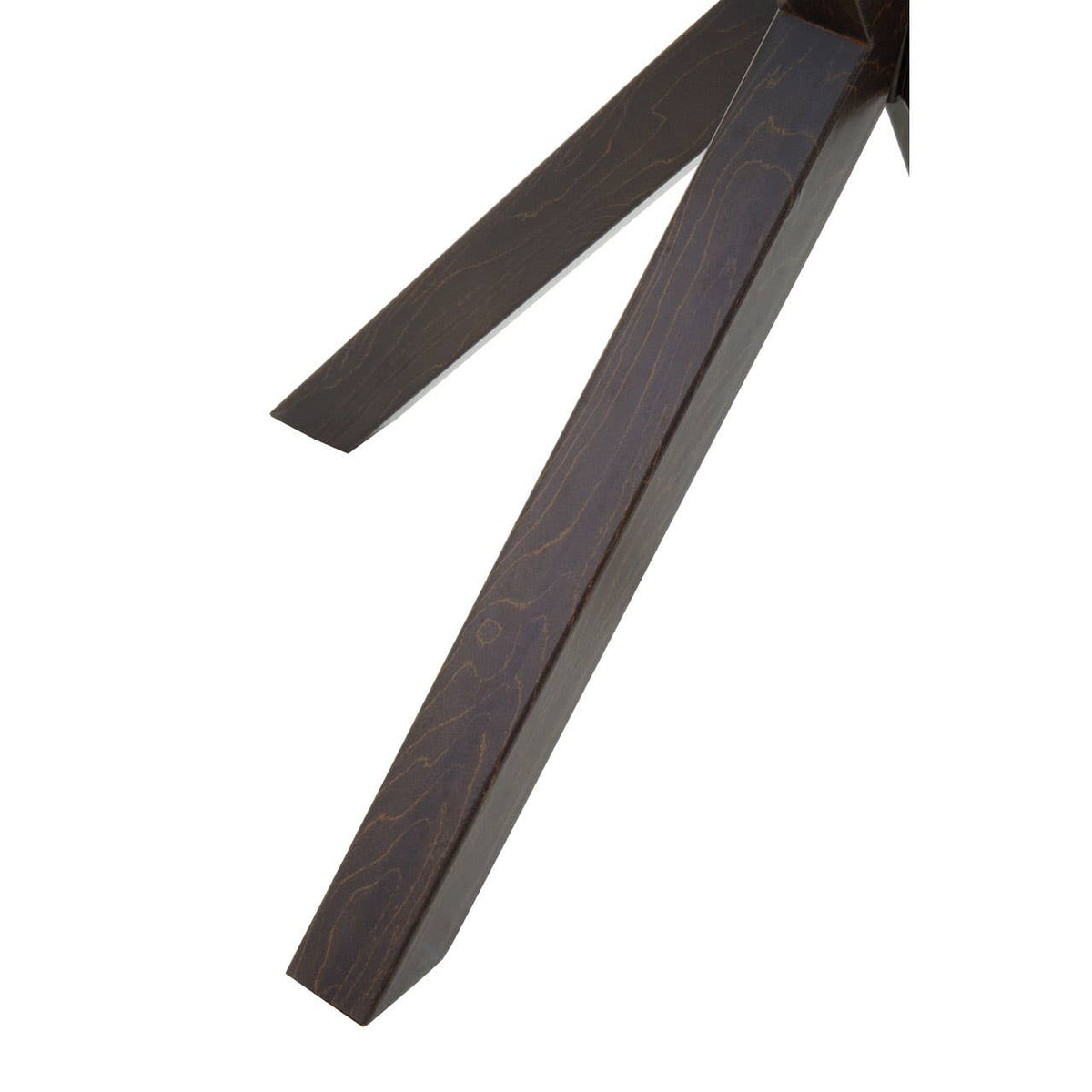 Salford Dining Table With Black Wood Effect Metal Legs.