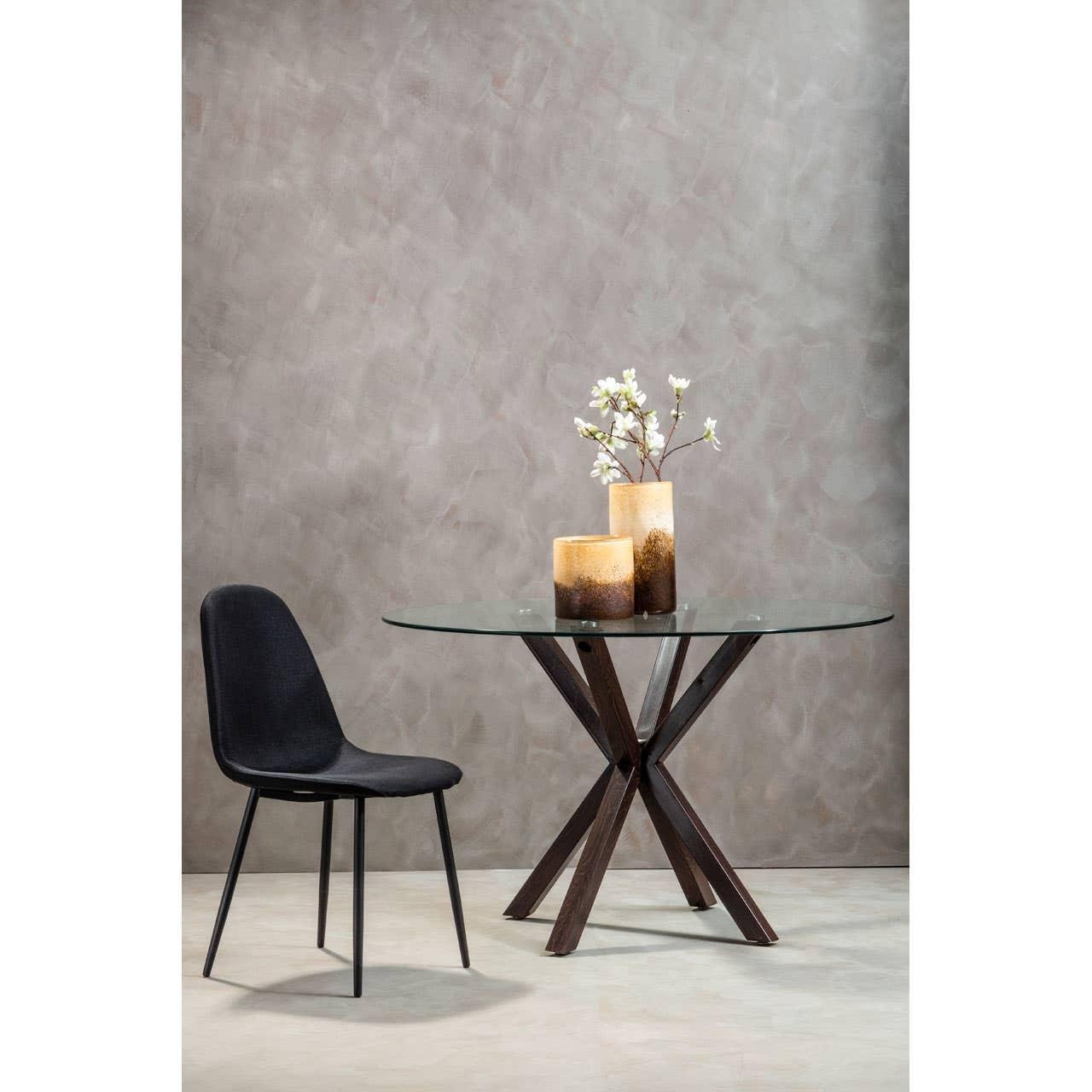 Noosa & Co. Dining Salford Dining Table With Black Wood Effect Metal Legs House of Isabella UK