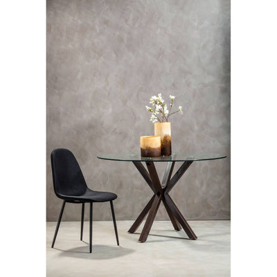 Noosa & Co. Dining Salford Dining Table With Black Wood Effect Metal Legs House of Isabella UK