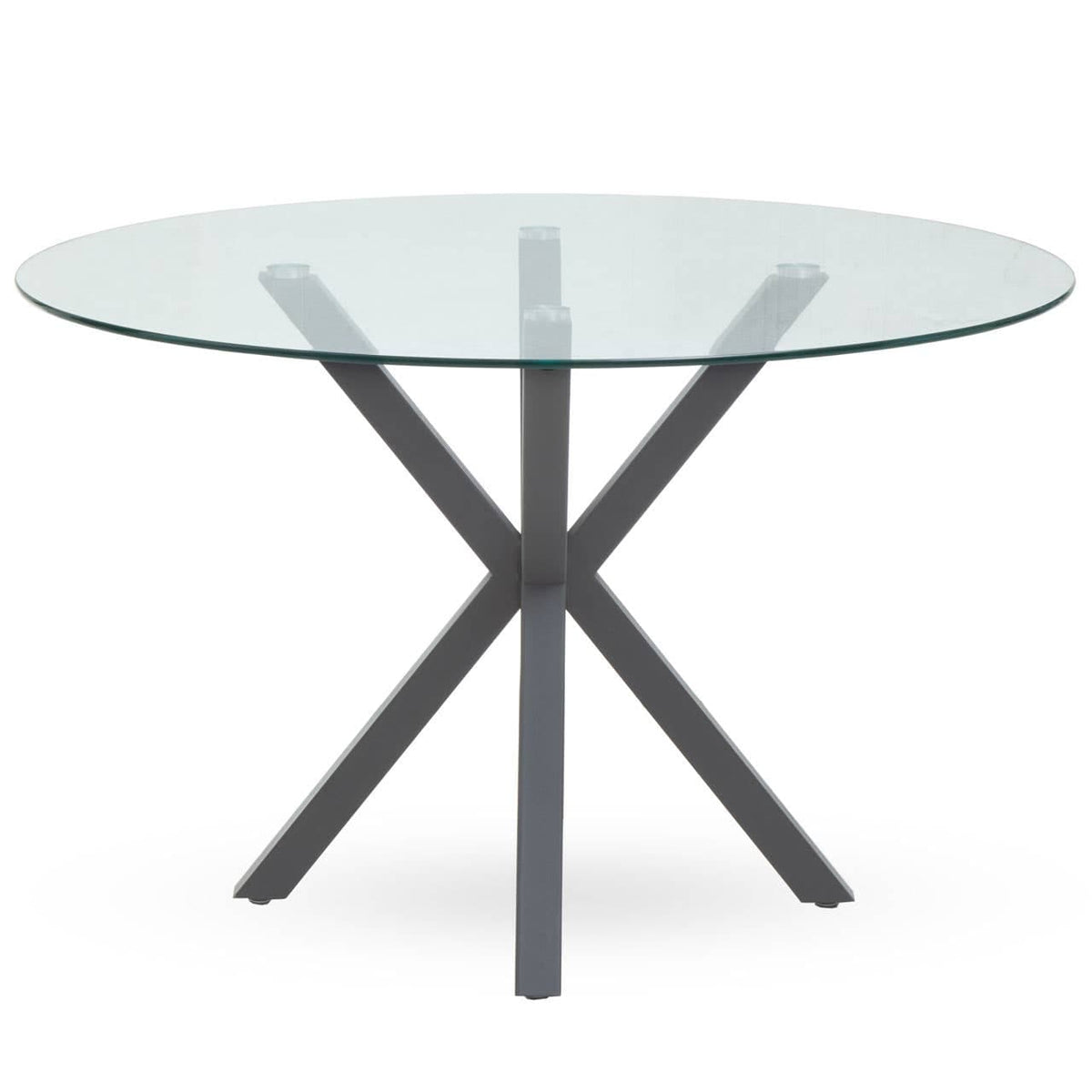 Salford Dining Table With Grey Legs.