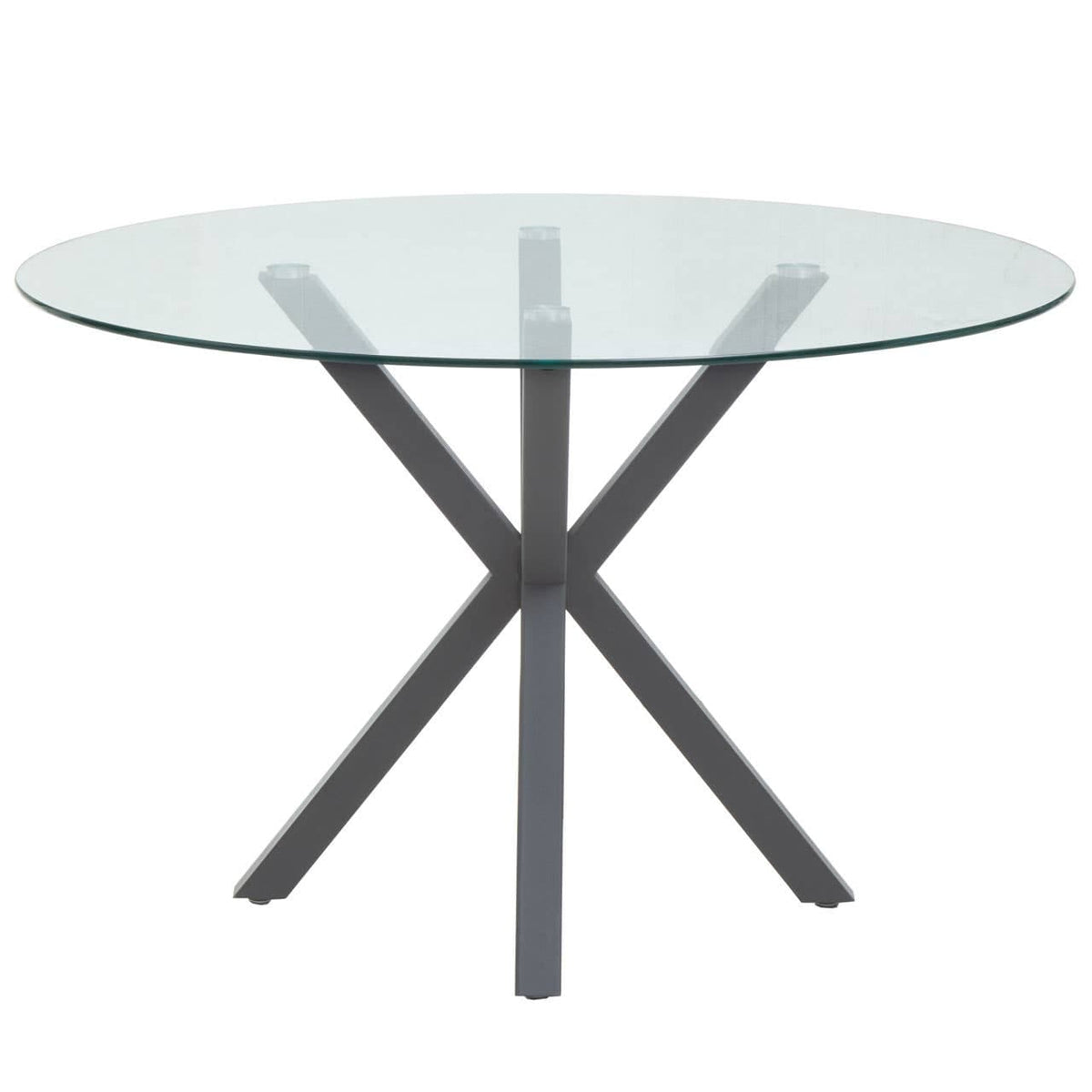 Salford Dining Table With Grey Legs.