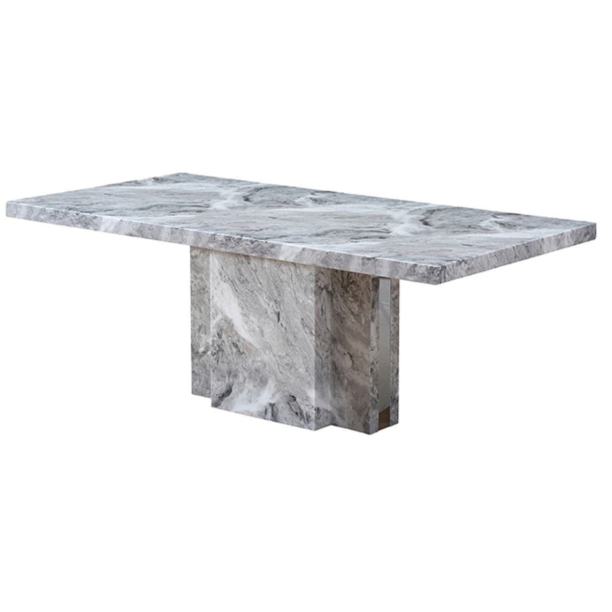 Noosa & Co. Dining Saronno Grey Marble Dining Table House of Isabella UK