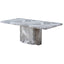 Noosa & Co. Dining Saronno Grey Marble Dining Table House of Isabella UK
