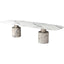 Noosa & Co. Dining Sesto White Marble Dining Table House of Isabella UK