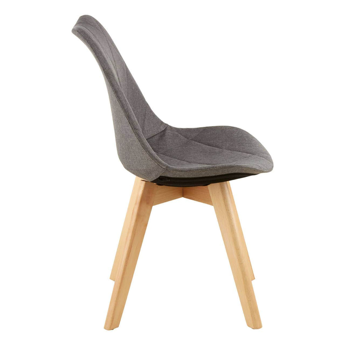 Stockholm Grey Diamond Pattern Dining Chair.