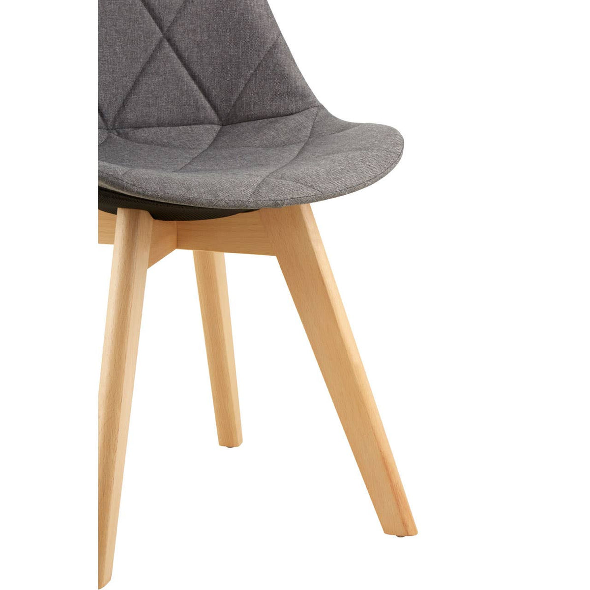 Stockholm Grey Diamond Pattern Dining Chair.