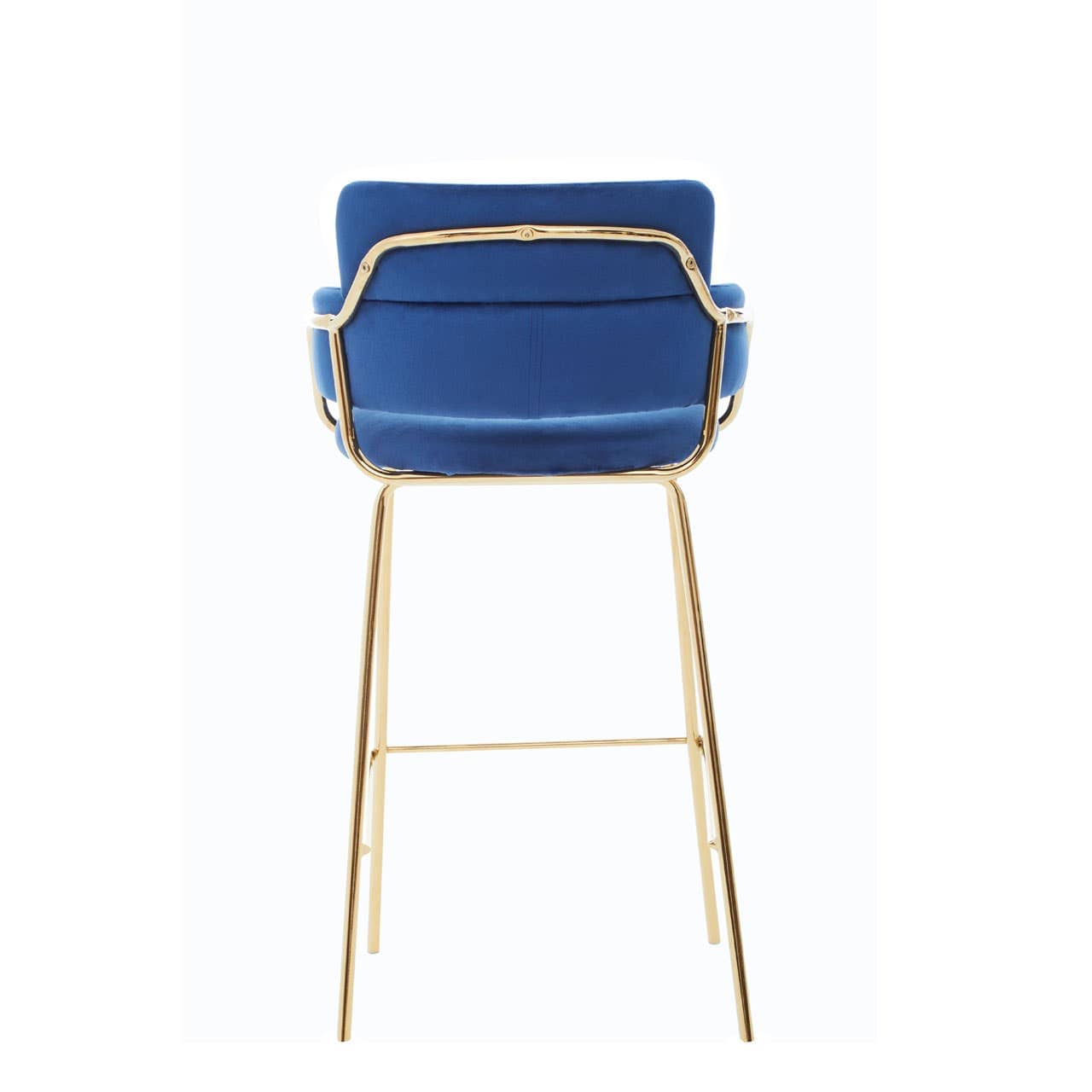 Noosa & Co. Dining Tamzin Blue Velvet Bar Chair House of Isabella UK