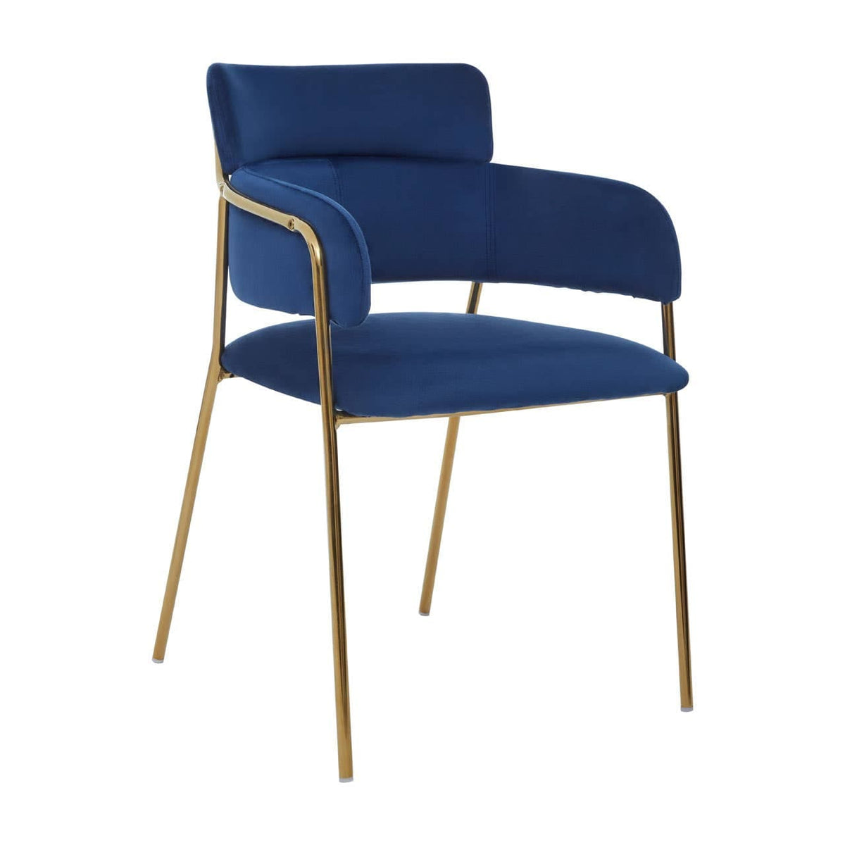 Tamzin Blue Velvet Dining Chair.