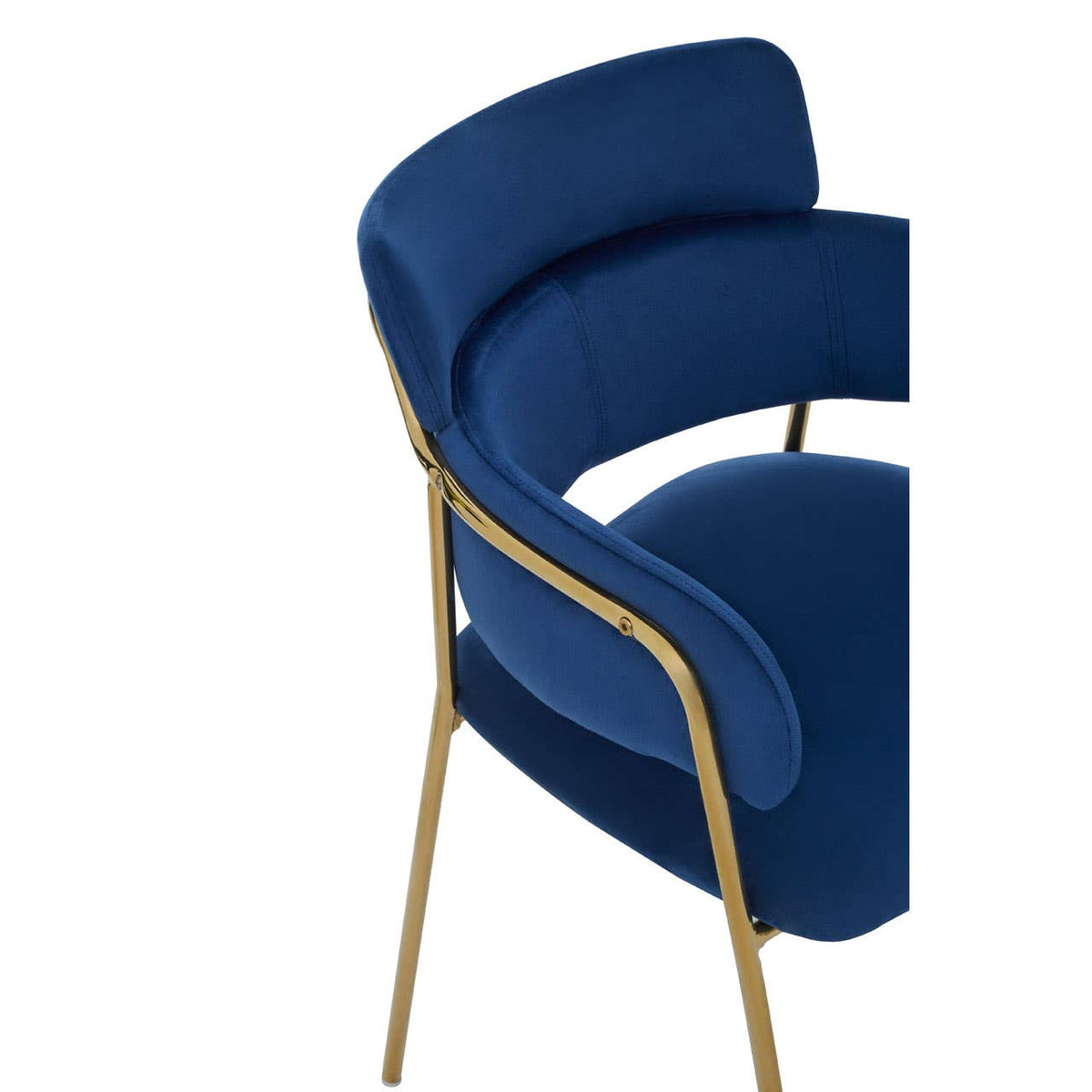 Tamzin Blue Velvet Dining Chair.