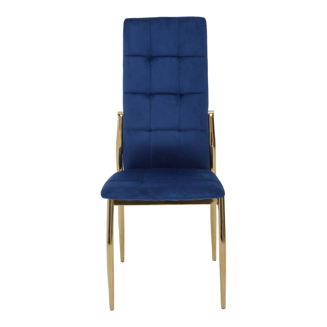 Noosa & Co. Dining Tamzin Blue Velvet High Back Dining Chair House of Isabella UK