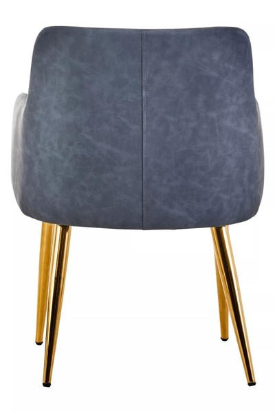 Noosa & Co. Dining Tamzin Dark Grey Angular Dining Chair House of Isabella UK