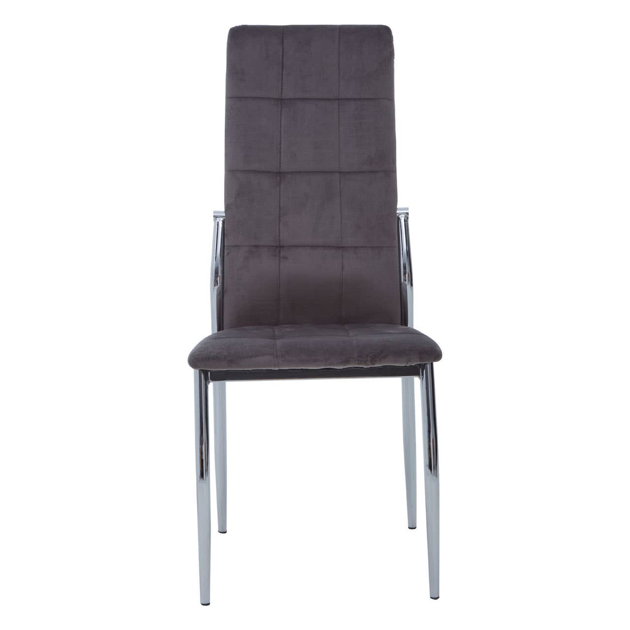 Noosa & Co. Dining Tamzin Grey Velvet High Back Dining Chair House of Isabella UK