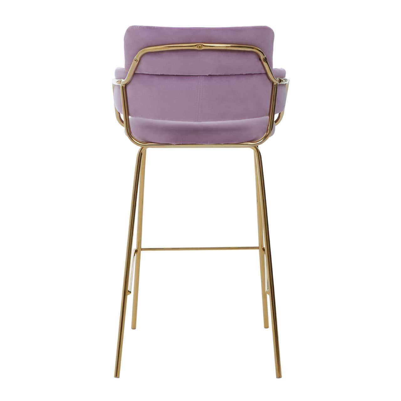 Noosa & Co. Dining Tamzin Pink Velvet Bar Chair House of Isabella UK