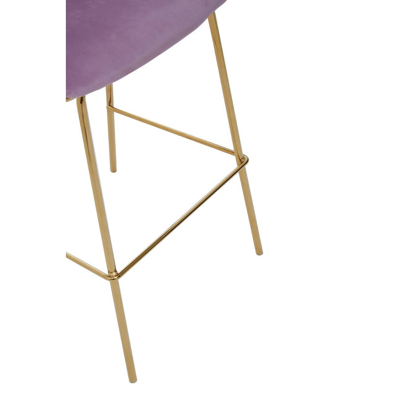 Noosa & Co. Dining Tamzin Pink Velvet Bar Chair House of Isabella UK