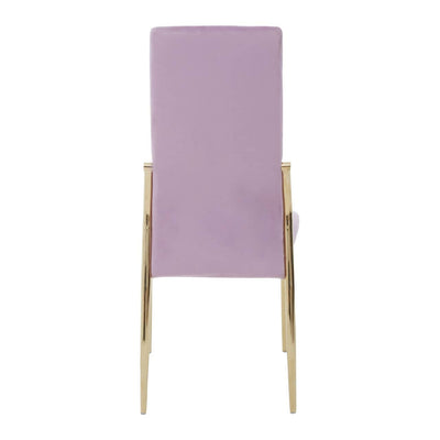 Noosa & Co. Dining Tamzin Pink Velvet High Back Dining Chair House of Isabella UK