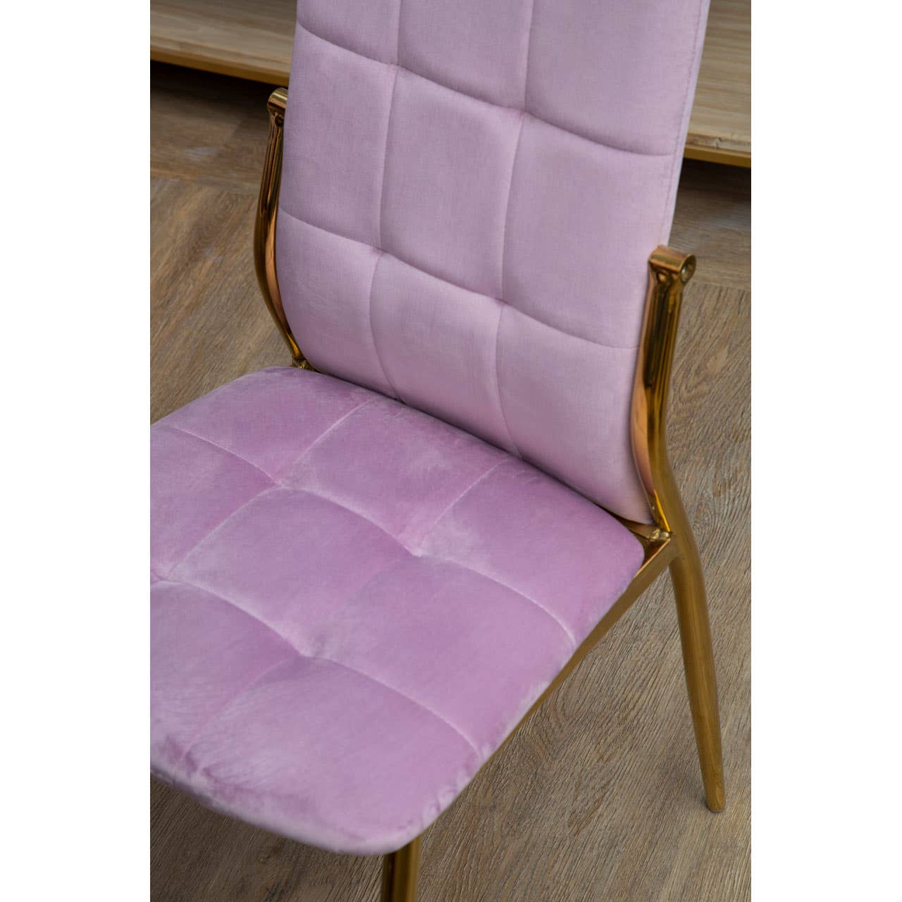 Noosa & Co. Dining Tamzin Pink Velvet High Back Dining Chair House of Isabella UK