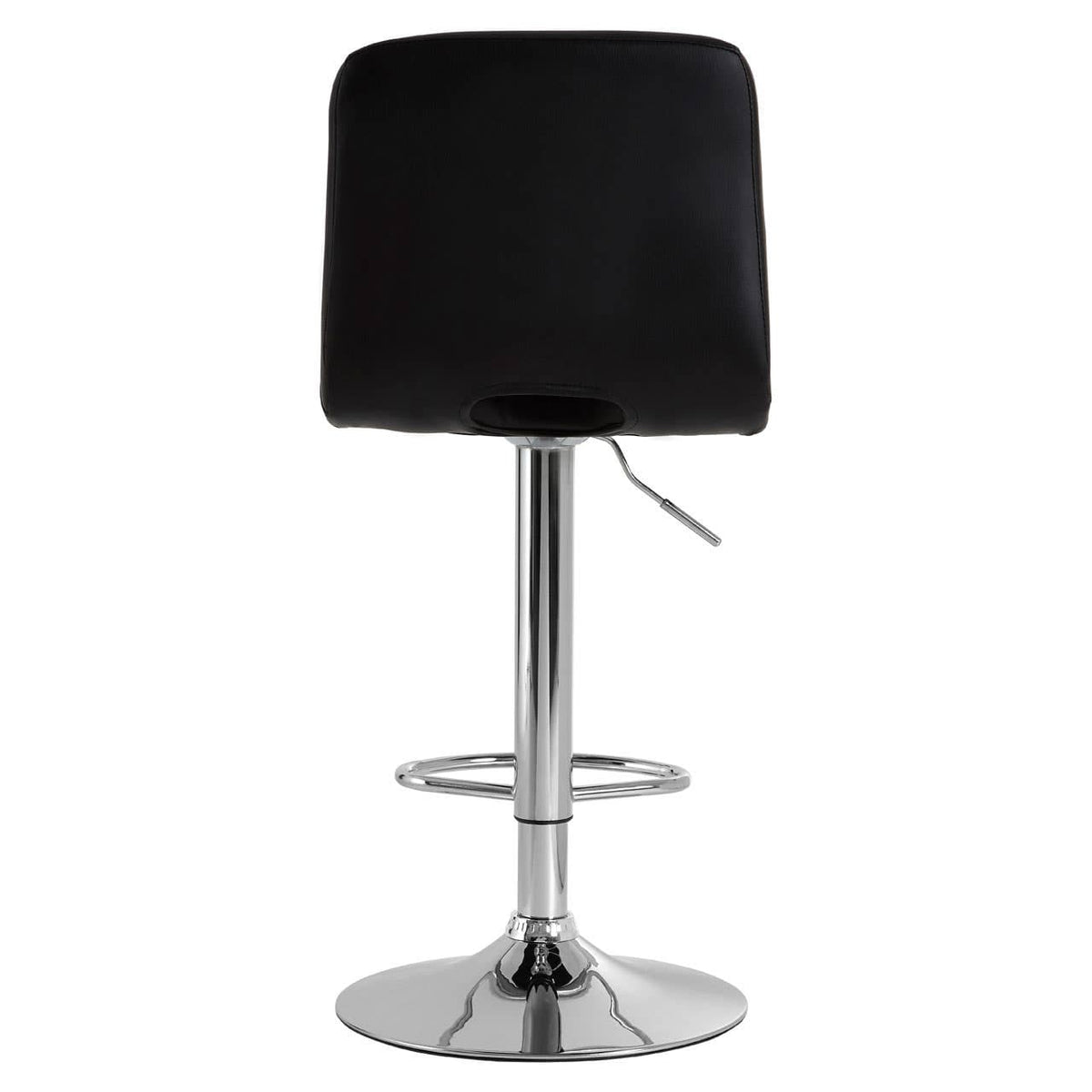 Tara Black Faux Leather Bar Chair.